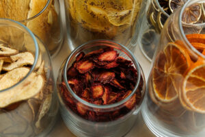 dried fruit garnishes 