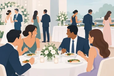 When Should Wedding Guests Eat at Your Reception?